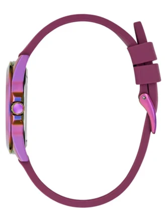 Iridescent and Burgundy Analog Watch