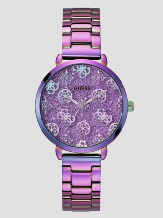 Iridescent Peony Analog Watch