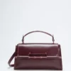 Iris Bamboo Leather Satchel