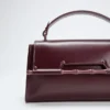 Iris Bamboo Leather Satchel