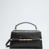 Iris Bamboo Mini Leather Satchel