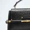 Iris Bamboo Mini Leather Satchel