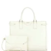 Isa Sleek Leather Medium Tote