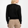 Izabella Wool-Blend Surplice Sweater