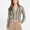 Izzy Striped Knit Shirt