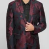 Jacquard Floral Blazer