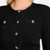 Janet Ribbed Sweater Cardigan