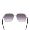 Katelyn Metal Rim Signature Sunglasses