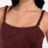 Keyla Fuzzy Sweater Crop Cami