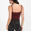 Keyla Fuzzy Sweater Crop Cami
