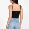 Keyla Fuzzy Sweater Crop Cami