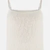 Keyla Fuzzy Sweater Crop Cami