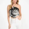 Kimmy Printed Satin Top
