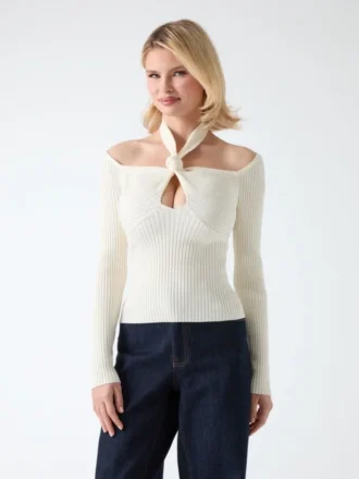 Kingsley Silk-Blend Sweater Top