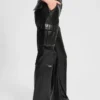 Kori Faux-Leather Cargo Pants