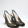 Lace Slingback