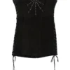 Lace-Up Bustier Dress