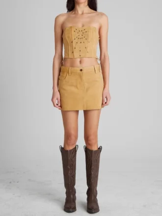 Lace-Up Bustier Top