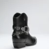 Lansly Studded Buckle Booties