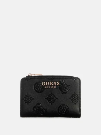 Laurel Ii Debossed Peony Card Case