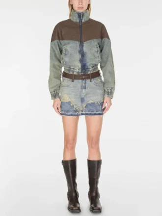 Layer Denim Skirt