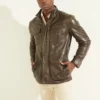 Leather Field Jacket