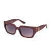 Leigh-Anne Rectangular Plastic Sunglasses