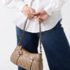 Leona Logo Shoulder  Bag