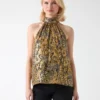 Leopard Allure Halter Top