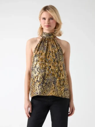 Leopard Allure Halter Top
