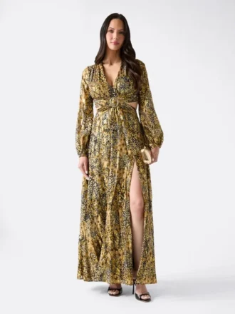 Leopard Allure Maxi Dress