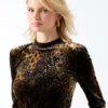Leopard Allure Ruched Dress