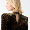 Leopard Allure Ruched Dress