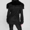 Lilia Faux-Fur Collar Coat