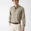 Linen-Blend Shirt
