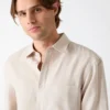 Linen-Blend Shirt