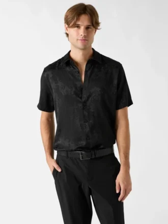 Lion Peony Jacquard Shirt