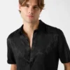 Lion Peony Jacquard Shirt