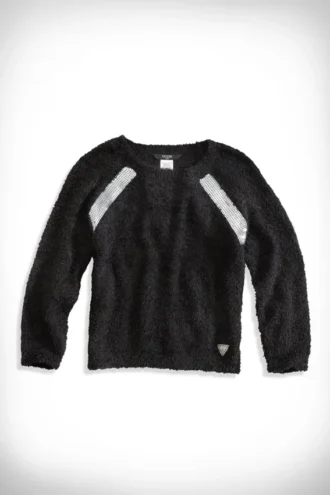 Little Girl Faux-Fur Sequin Sweater (2-6X)