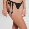 Logo Tassel String Bikini Bottoms