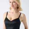 Lola Satin Corset Crop Top