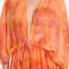 Long Silk-Blend Kimono