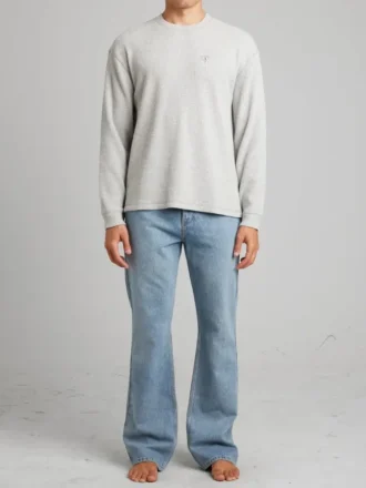 Long Sleeve Waffle Tee