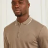 Long-Sleeve Zip Polo