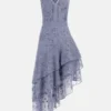Loren Embossed Tiered Dress