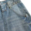 Low-Rise Wide Leg Denim Pants