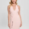 Lucia Belted Wavy Sweater Dress