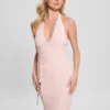 Lucia Belted Wavy Sweater Dress