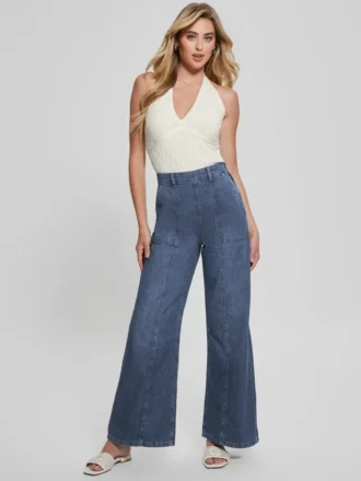 Lucia Wavy Sweater Halter Top
