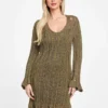 Lucky Crochet Flared Dress